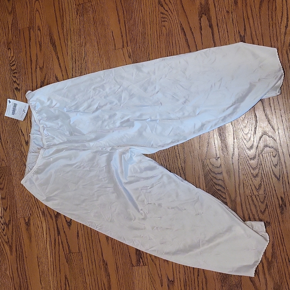 Deluxe Touch size LARGE women's underpants new w/ tags lycra & nylon cream